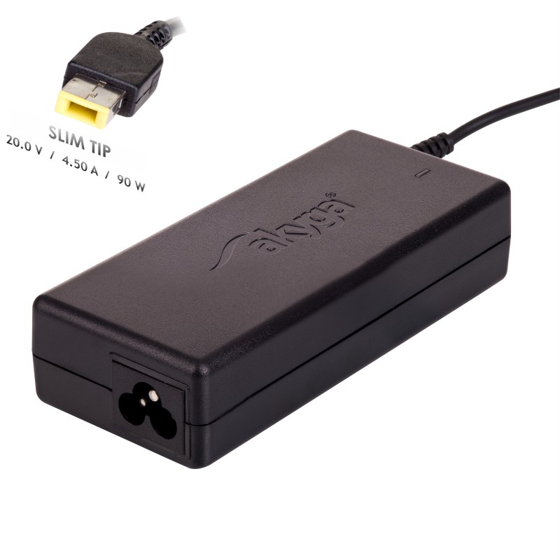 Punjač za Lenovo laptop 20V 4.5A 90W, pravokutni konektor Akyga